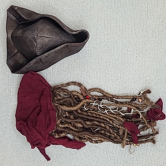 Pirates Of The Caribbean Boy's Deluxe Jack Sparrow Halloween Costume Brown/White - Picture 6 of 17